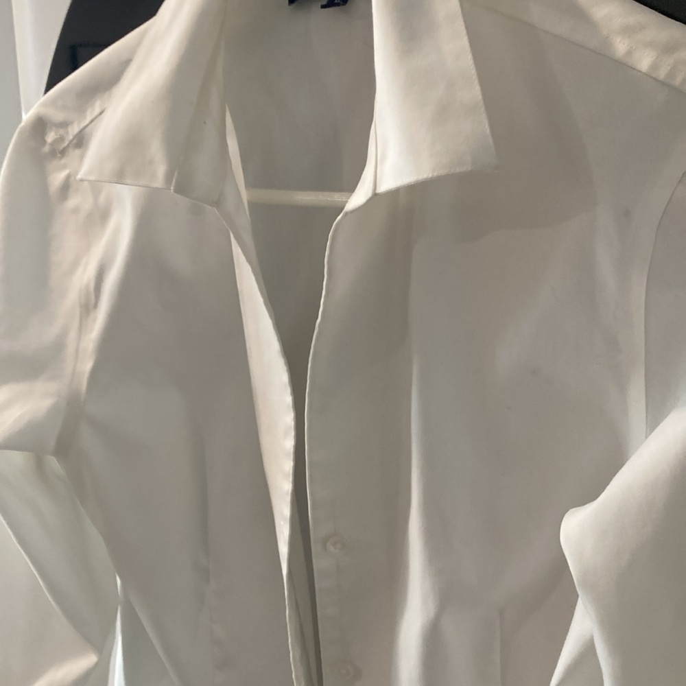 No Iron Wht Business Shirt - Picture 12 of 12